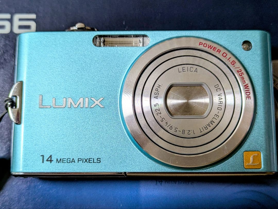 付属品完備 美品 Panasonic LUMIX DMC-FX66 ブルー