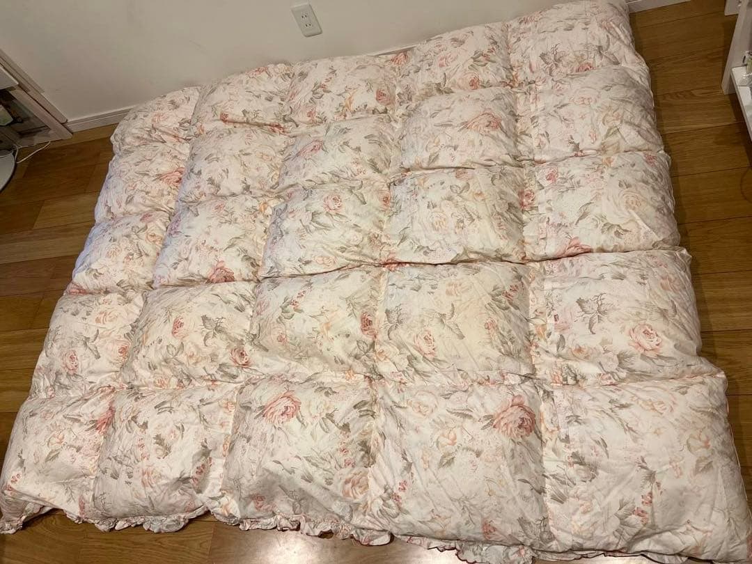 ロマンス小杉　ポーランドグースダウン90% ダブル ふわふわ 超長綿100%