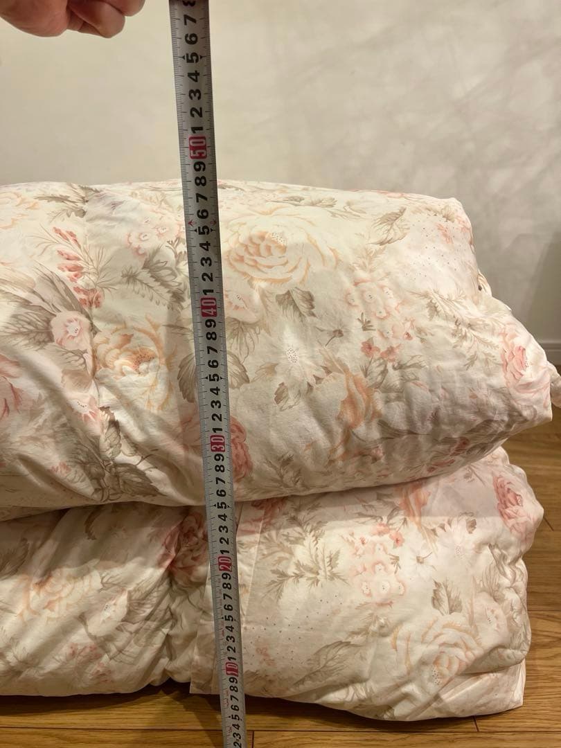 ロマンス小杉　ポーランドグースダウン90% ダブル ふわふわ 超長綿100%