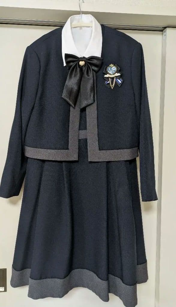 DECORAPINKY’S　卒業式　ネイビー　170E（幅広大きめさん用）