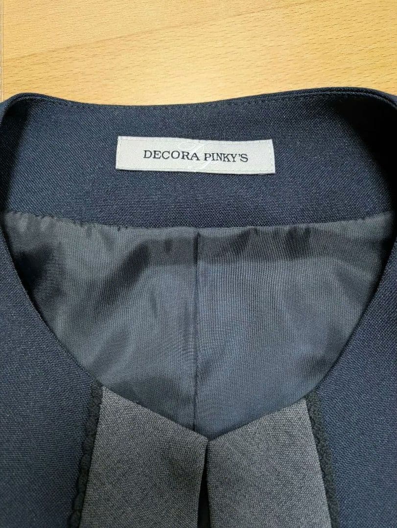 DECORAPINKY’S　卒業式　ネイビー　170E（幅広大きめさん用）