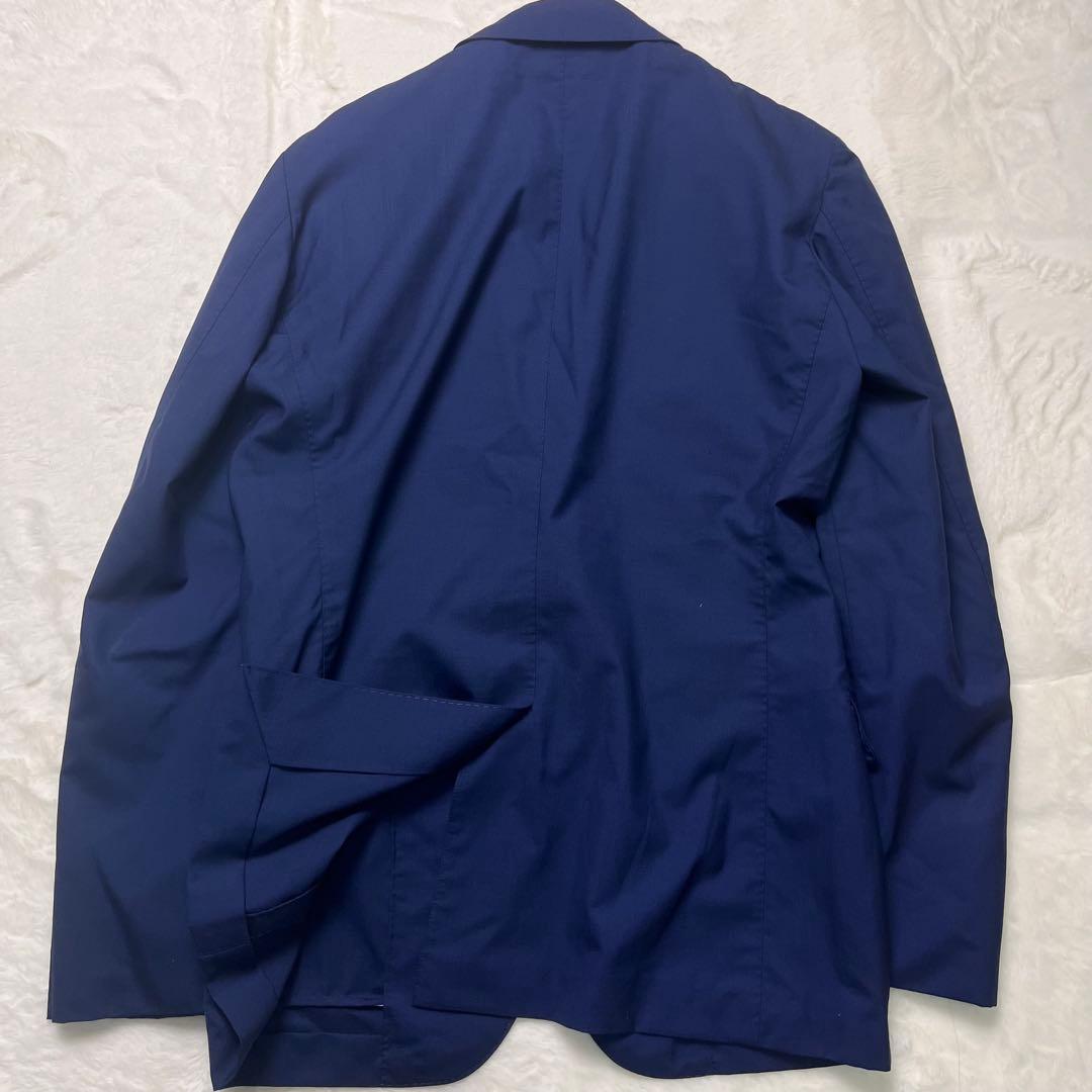 L相当✨トゥモローランド ロロピアーナ スーツ セットアップ 紺色 青系 ウール