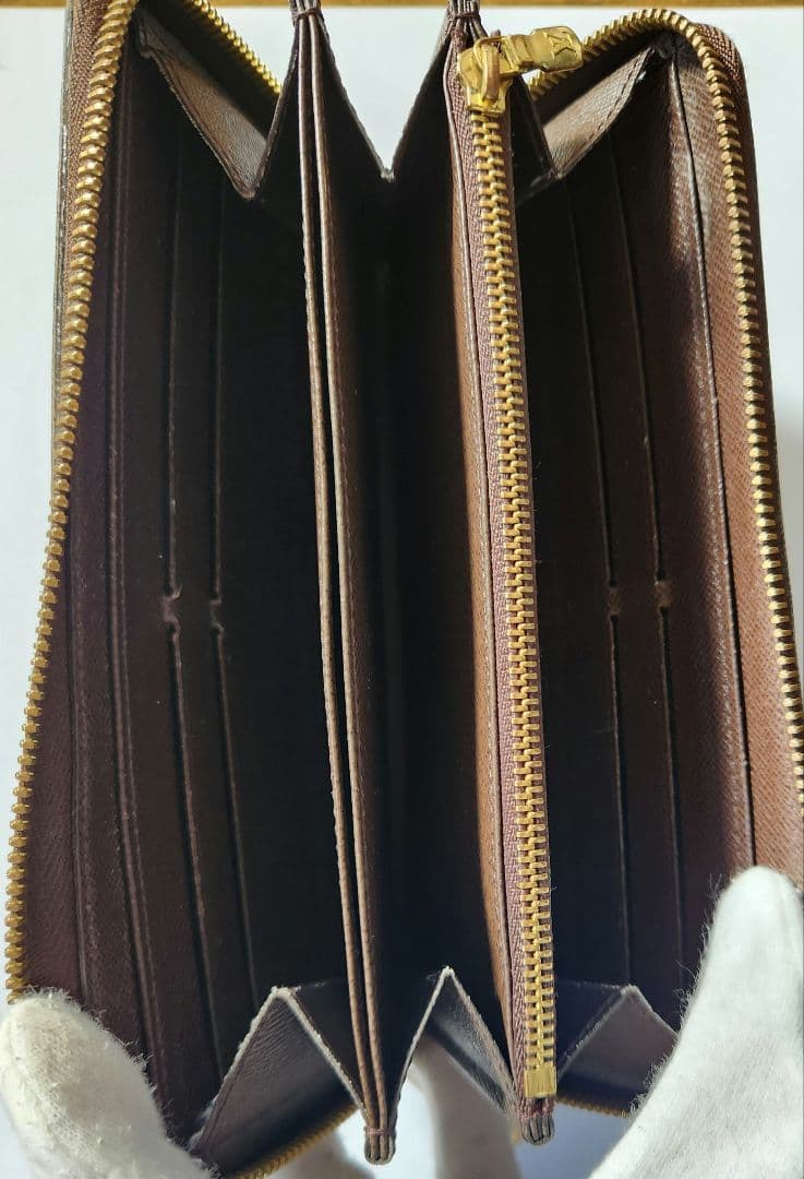LOUIS VUITTON ジッピーウォレット ラウンドファスナー長財布 ダミエ