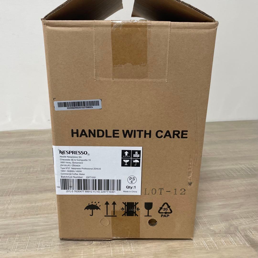 未使用品 ネスプレッソ ZINIUS ジニアス ZN100業務用 コーヒーマシン