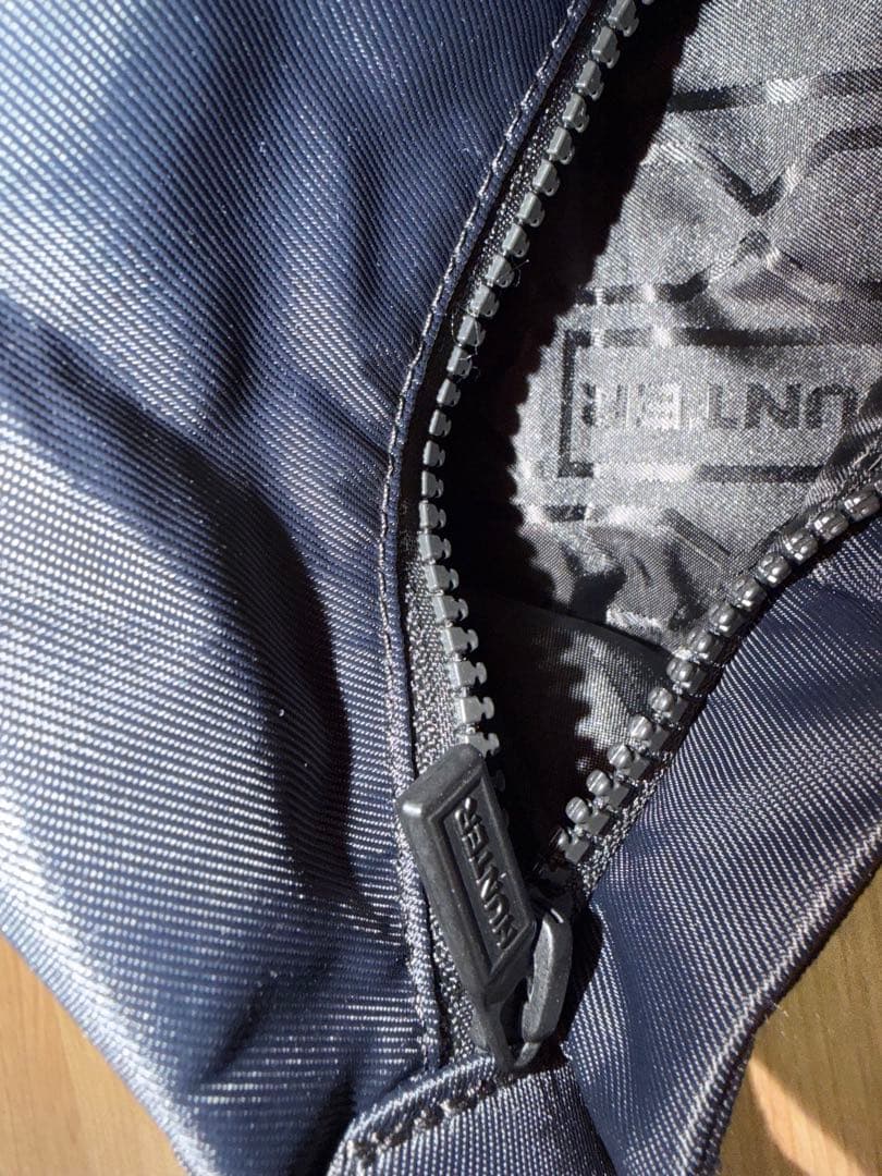 【美品】HUNTER ナイロン パイオニア ラージ トップクリップ リュック 黒