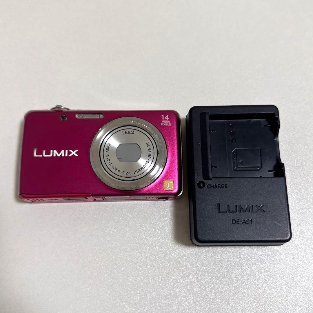 【美品】Panasonic LUMIX DMC-FH6 ピンク デジタルカメラ