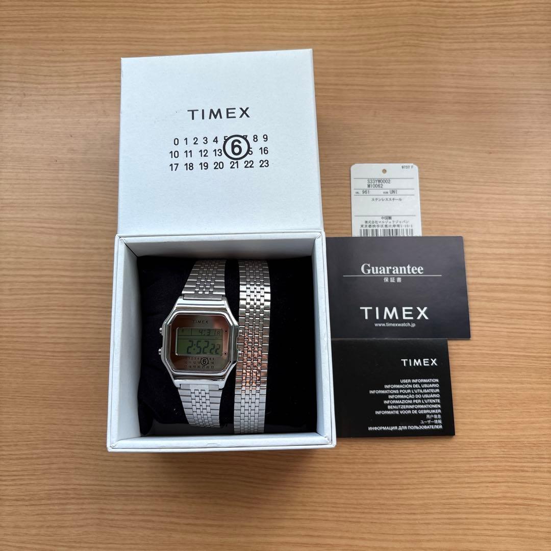 TIMEX Maison Margiela mm6 時計　シルバー　マルジェラ