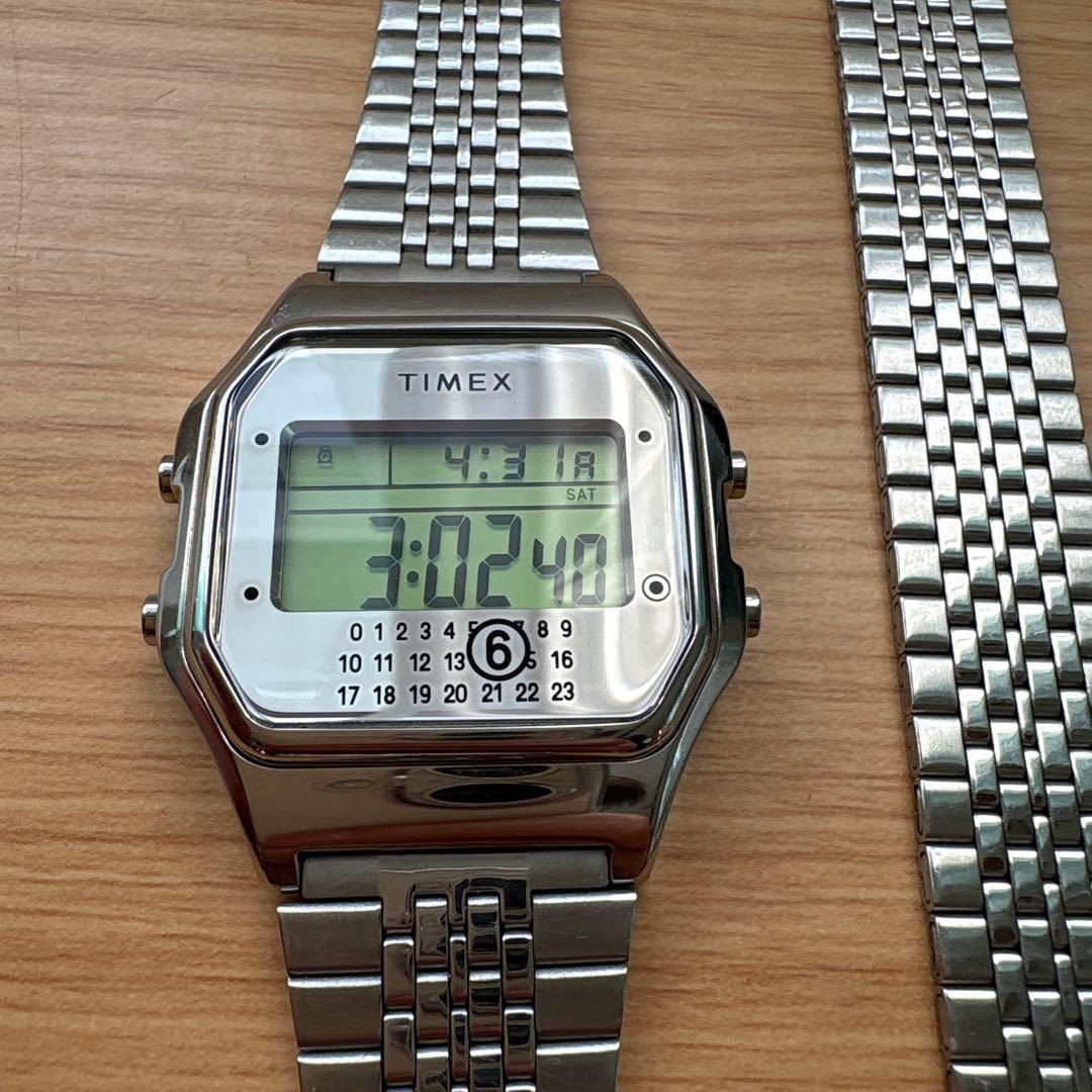 TIMEX Maison Margiela mm6 時計　シルバー　マルジェラ