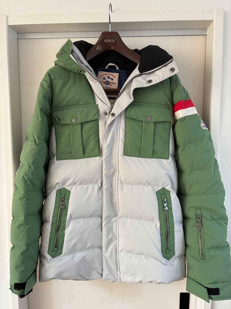 PYRENEX フード付ダウンジャケット スキーウェア　アウトドア