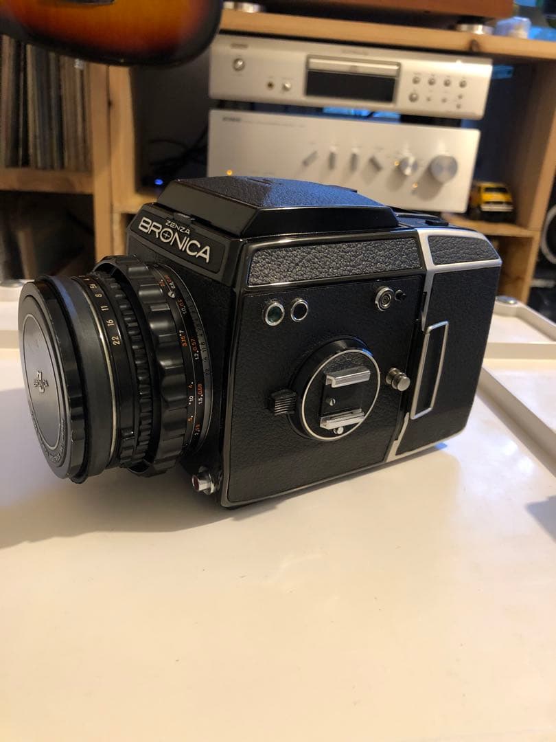 BRONICA 中判カメラ レンズ、フィルムバック付き