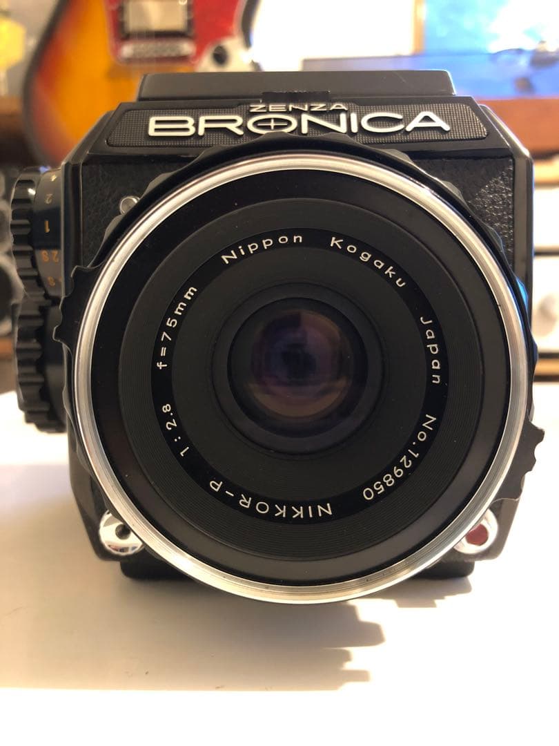 BRONICA 中判カメラ レンズ、フィルムバック付き