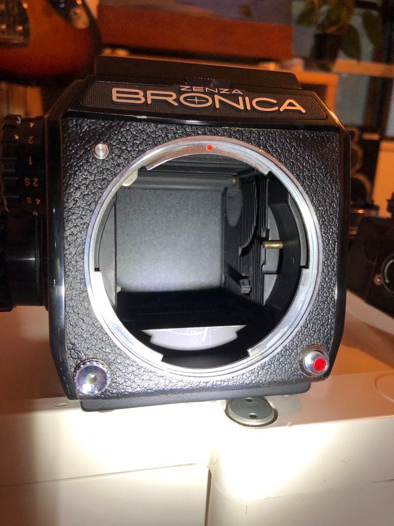 BRONICA 中判カメラ レンズ、フィルムバック付き
