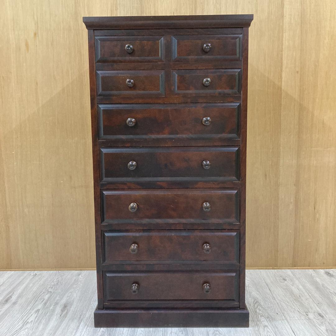 北海道民芸家具 整理箪笥 7段チェスト 樺材 収納家具 北民