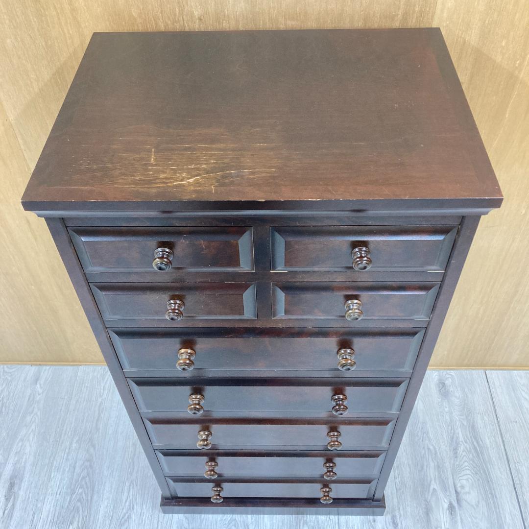 北海道民芸家具 整理箪笥 7段チェスト 樺材 収納家具 北民