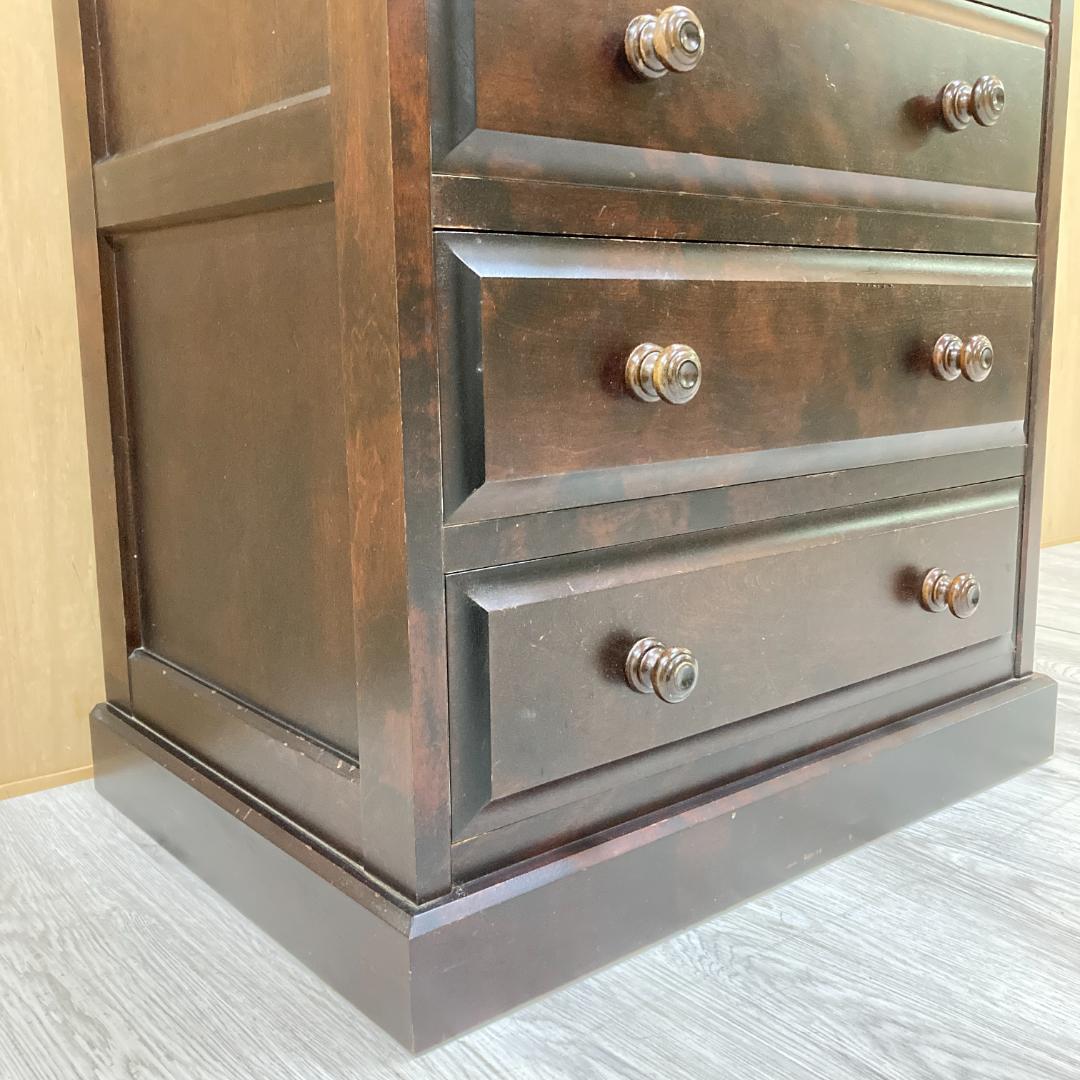 北海道民芸家具 整理箪笥 7段チェスト 樺材 収納家具 北民