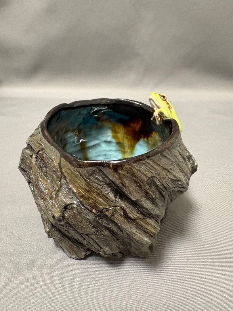 腰越祐貴　樹器とアマガエル