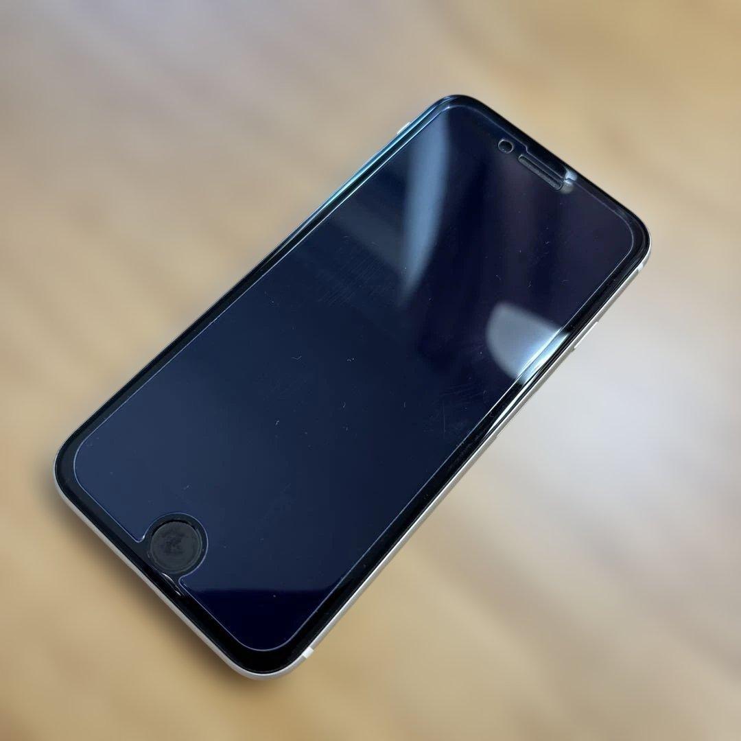 iPhone SE3 64GB バッテリー85% 箱、付属品、保護フィルム付き