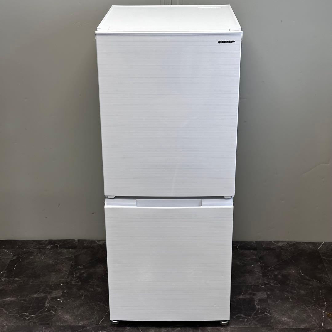 ♪送料込！設置対応◎2021年SHARP 冷凍冷蔵庫152LSJ-D15G-W