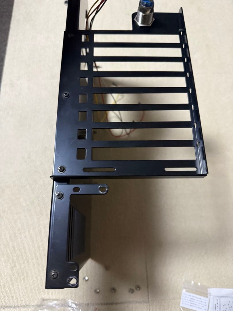 ブラック PCケース　ベンチ台　テストボード