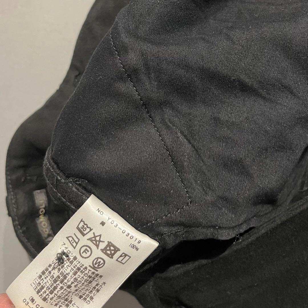 COMOLI 1 モールスキンBDUパンツ ブラック カーゴパンツ