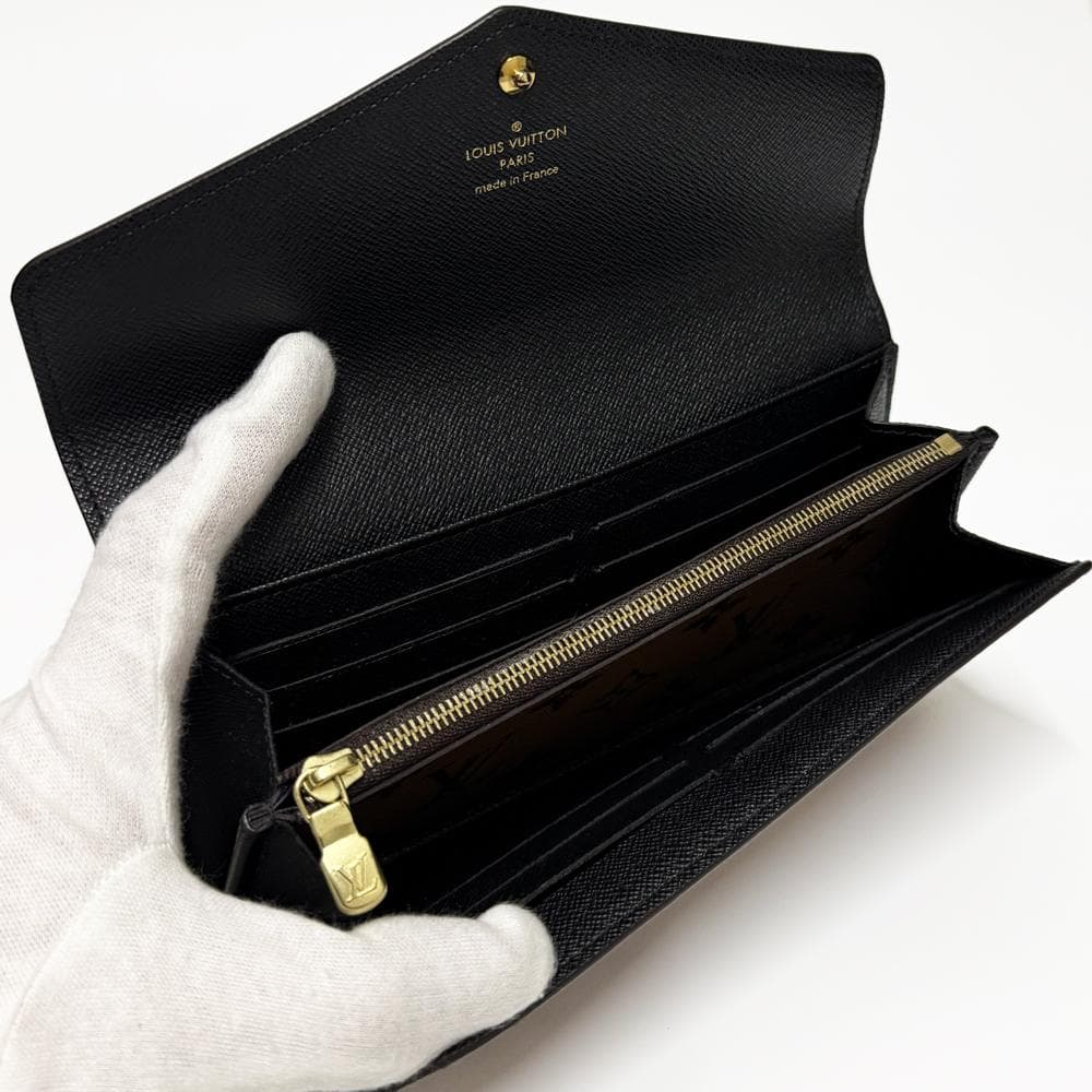 極美品 ルイヴィトン モノグラム ジャイアント ポルトフォイユ サラ IC 箱付