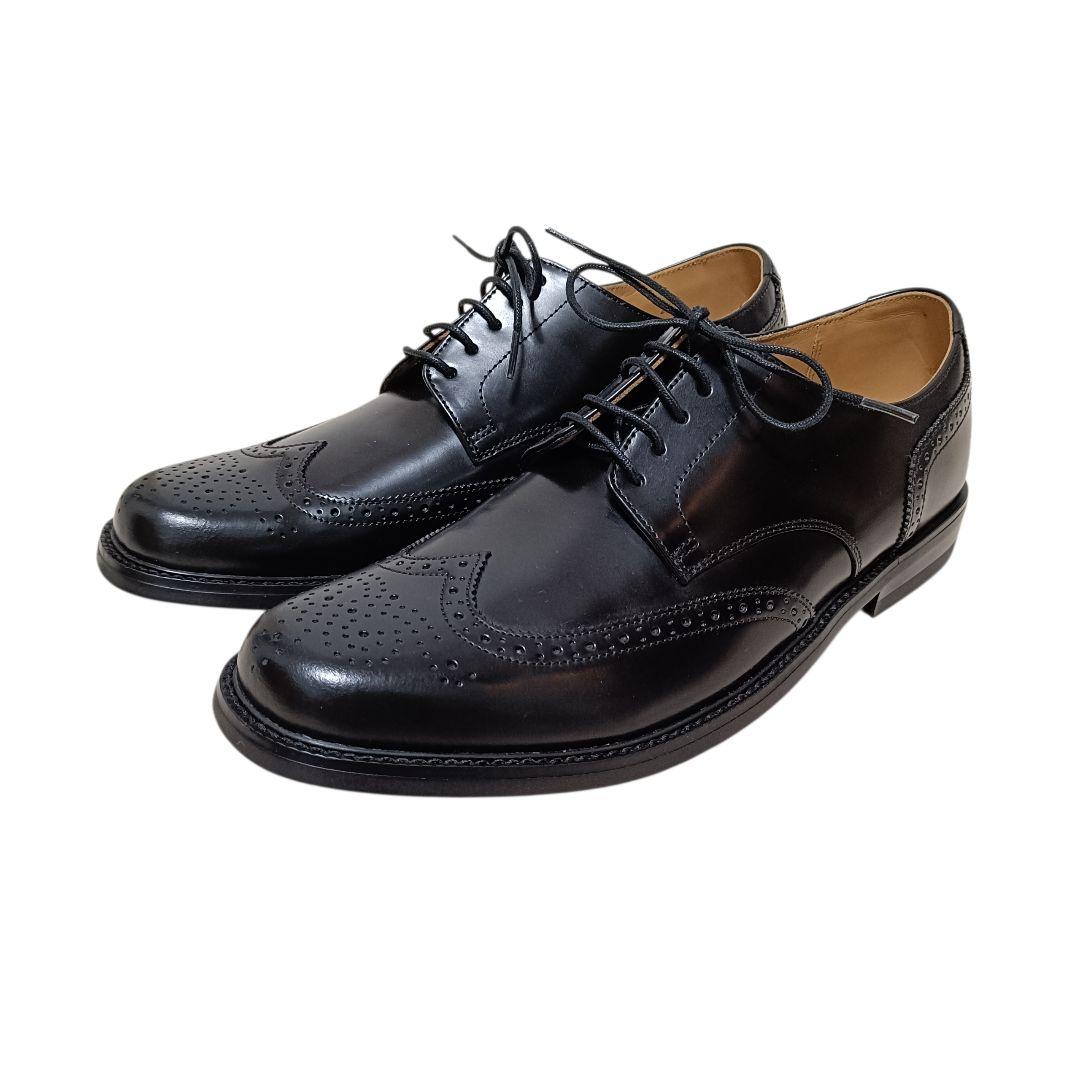 【新品未使用】リーガル ウィングチップ メダリオン 外羽根 ブラック 26EEE