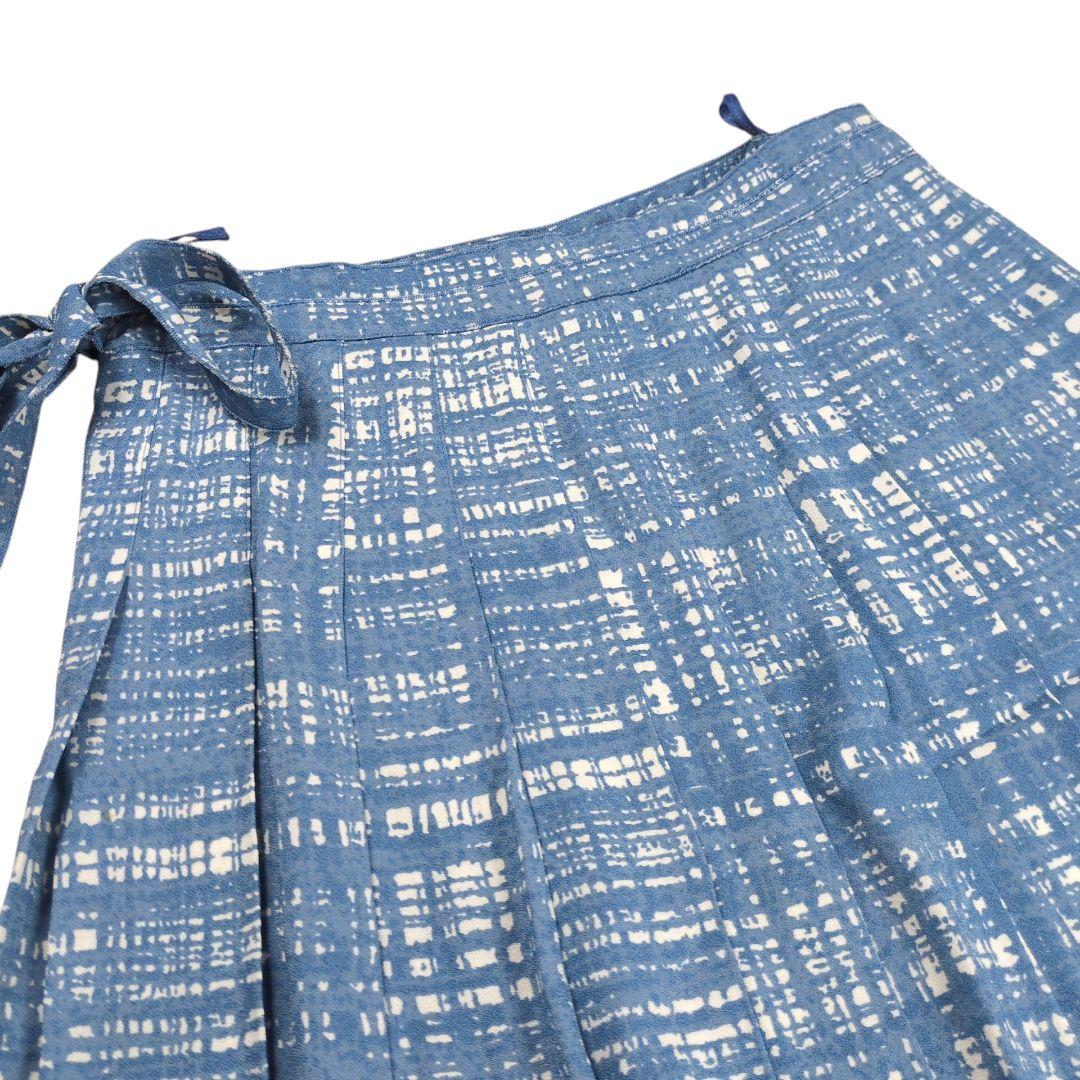 【希少】PRADA プリーツ ラップ ミニスカート