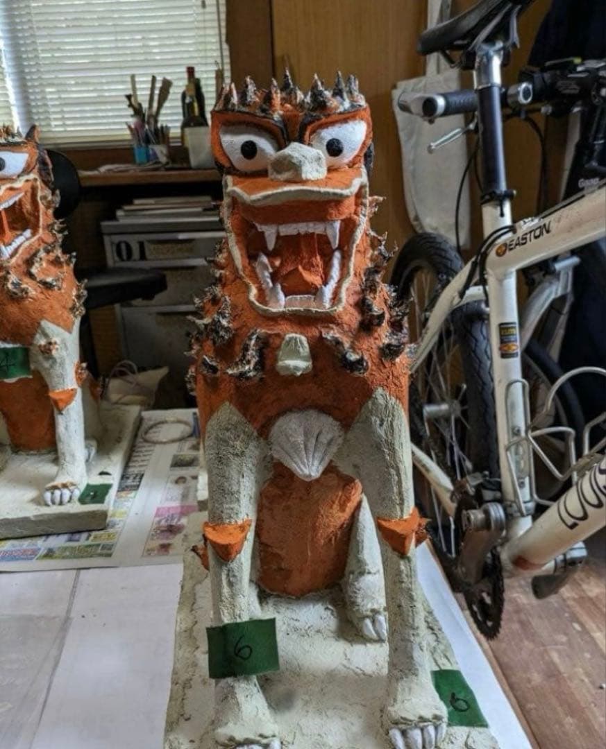 漆喰シーサー　1体