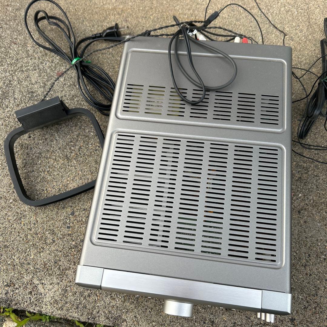 シルバー アンプ RCA端子付き 2つセット