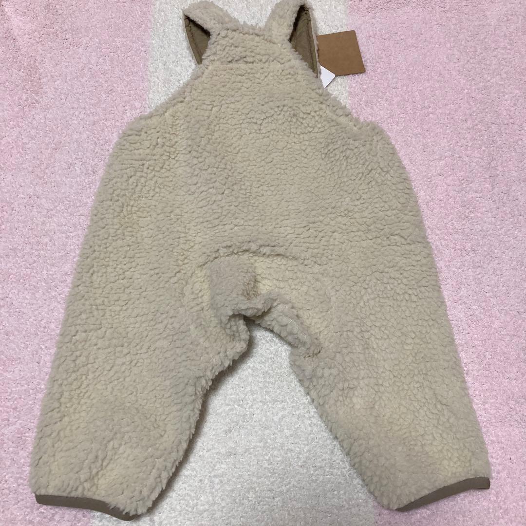 ノースフェイス　カドルフリースオーバーオール グラベル