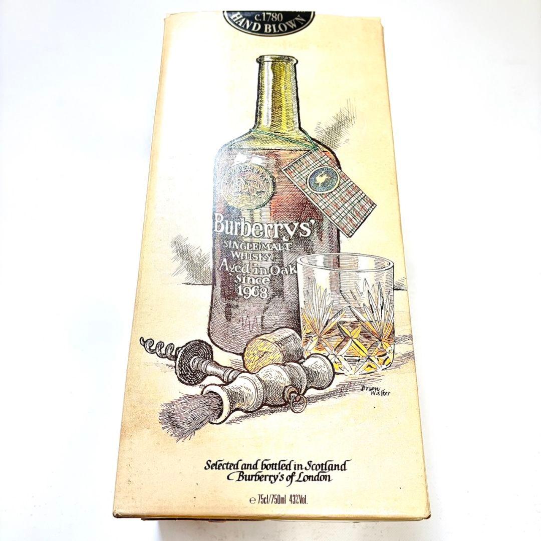 箱付属 未開栓 プレミアム Burberry's シングルモルトウイスキー