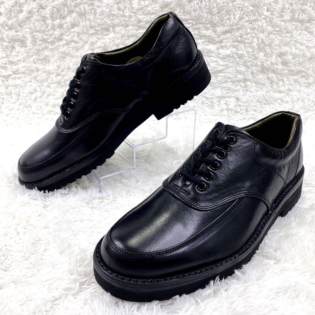 未使用 大塚製靴 レザー ビジネスシューズ Vibramソール コンフォート 黒