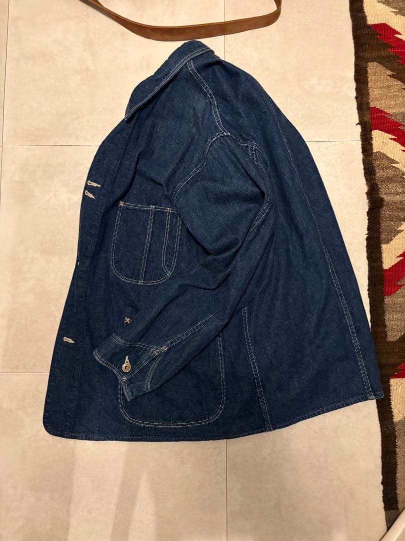 orslow 40s 月桂樹ボタン カバーオール 濃紺 大戦