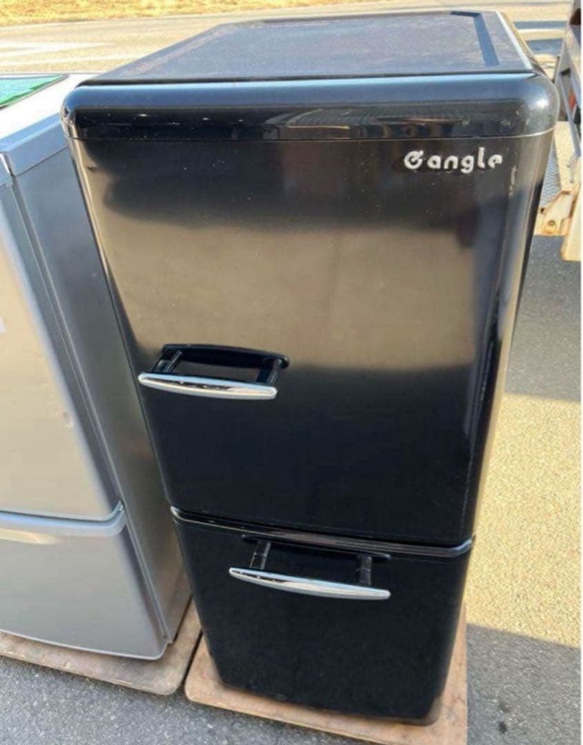 【高年式】2021年式149Leangleレトロ風 冷蔵庫 ANGRE151A1