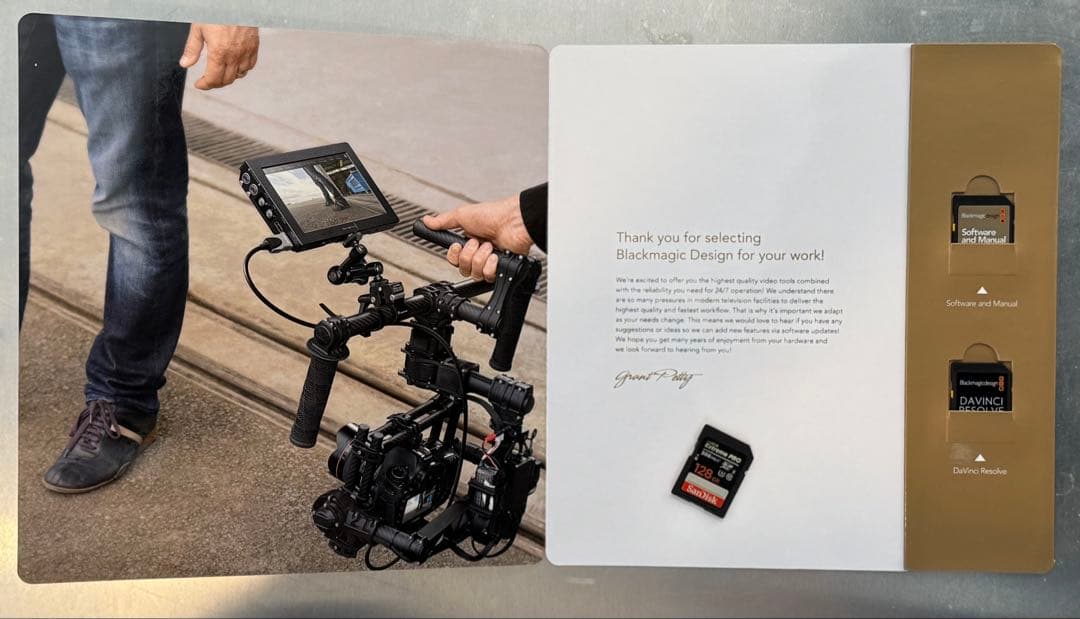 ビデオカメラ Blackmagic Video Assist 4K