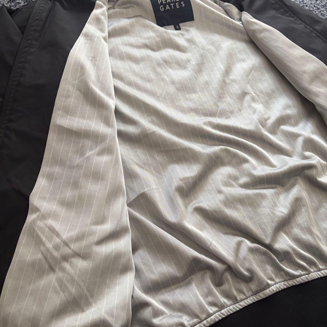 パーリーゲイツ　蓄熱　ブルゾン　ジャケット　アウター　ゴルフウェア　ブラック　0