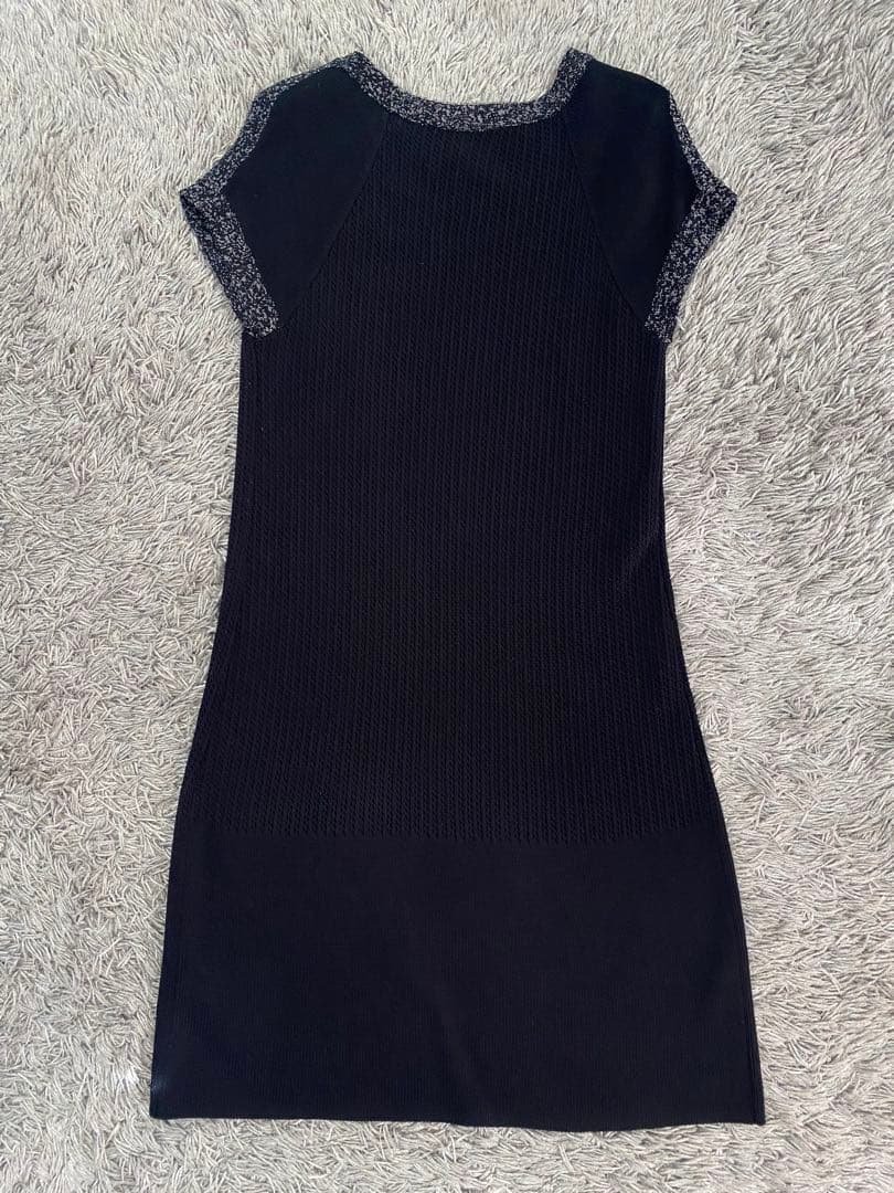 CHANEL 半袖ニットワンピース