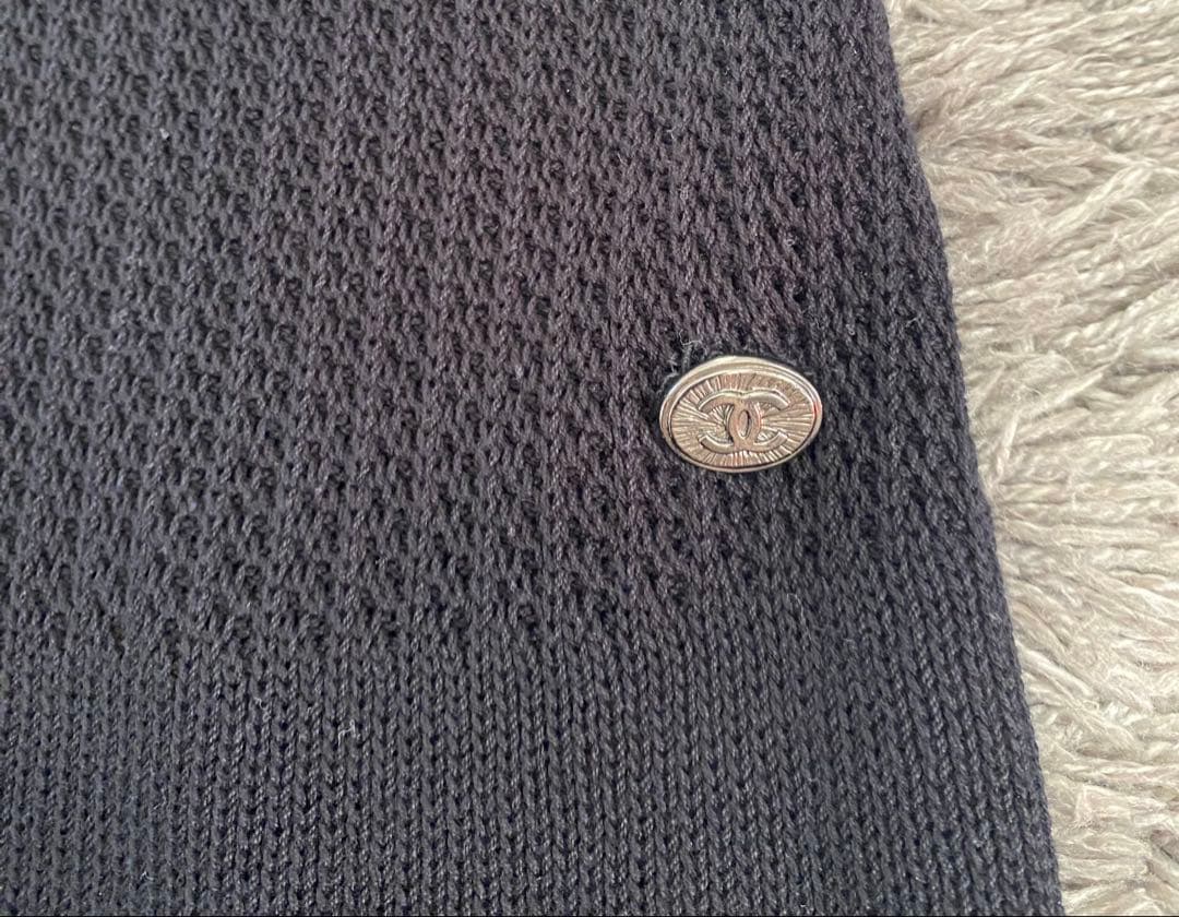CHANEL 半袖ニットワンピース