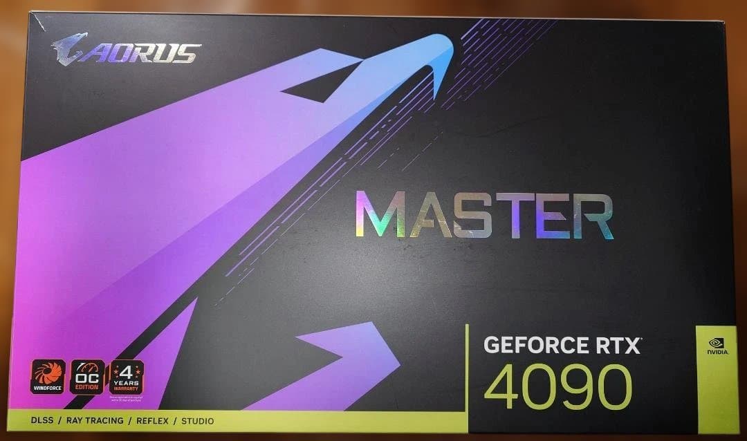 グラフィックボード・グラボ・ビデオカード GIGABYTE RTX4090 GV-N4090AORUS M-24GD