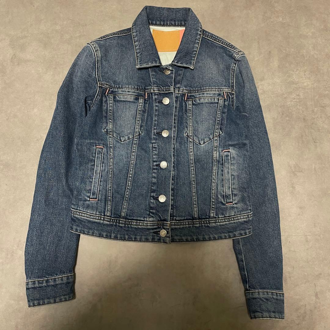 Acne studios インディゴ　デニムジャケット　y2k Sサイズ