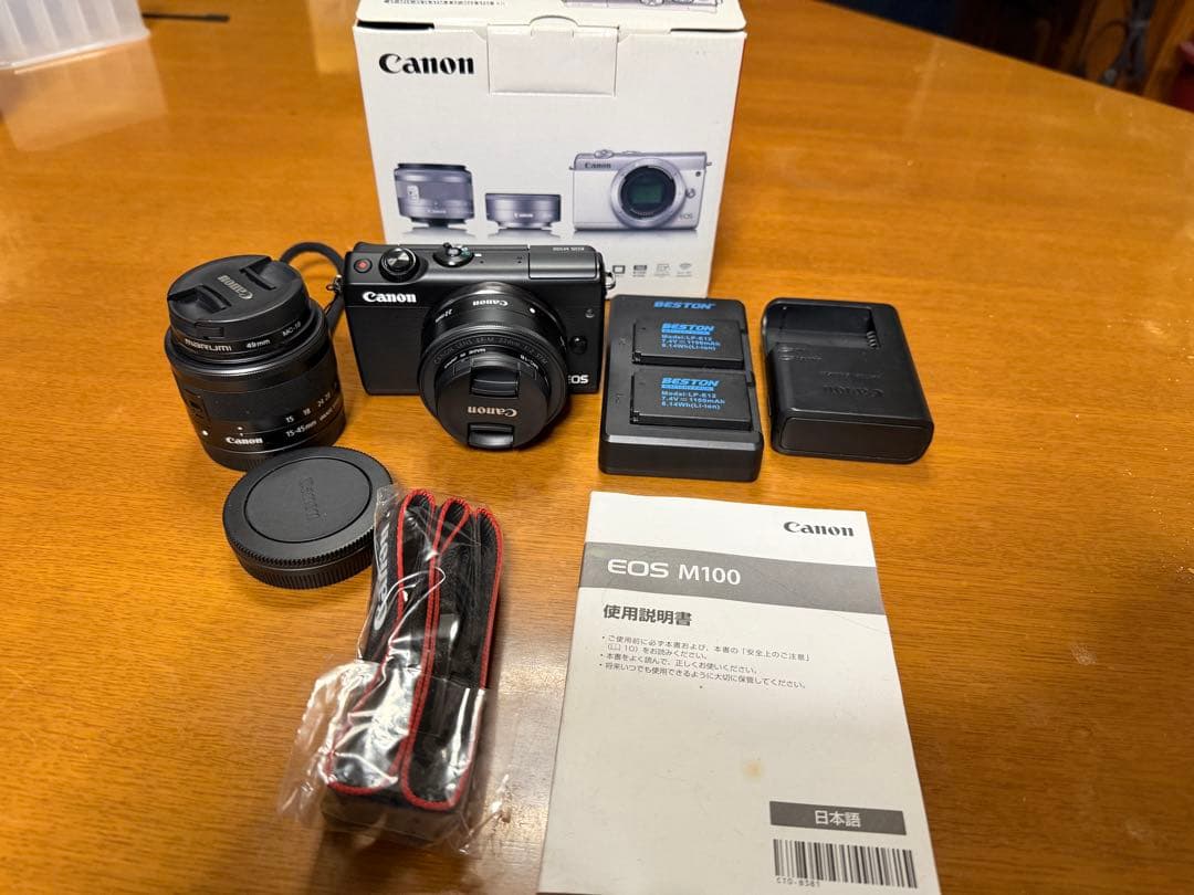 canon eos m100 ダブルレンズキット