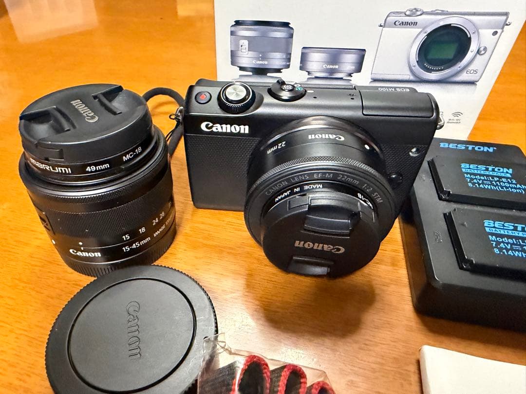 canon eos m100 ダブルレンズキット