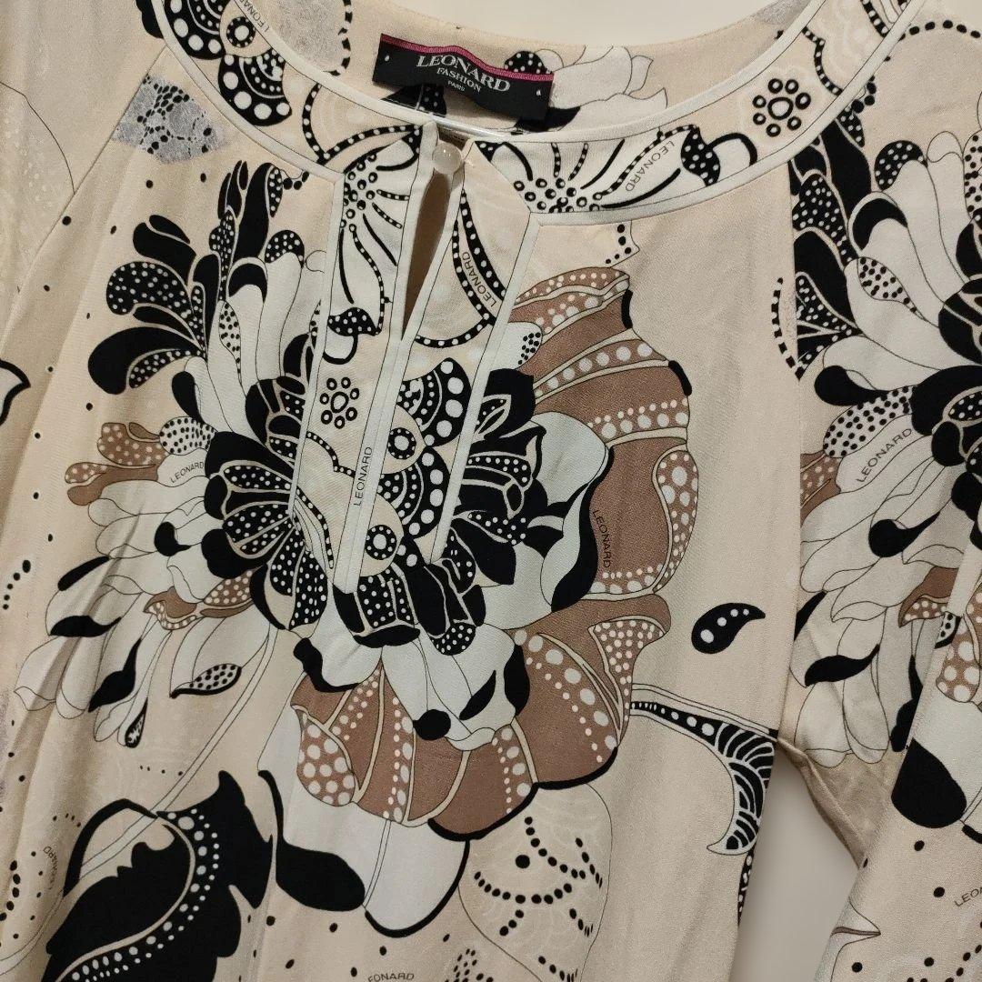 i16 超美品　レオナール　LEONARD　トップス　チュニック カンカン　M