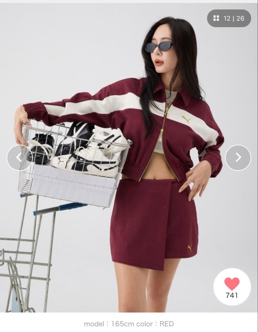 【タグ付き新品】eimy PUMA限定コラボ トラックジャケット