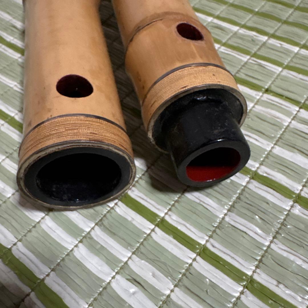 尺八 一朝 在銘 5穴 約55cm 2印 シャクハチ　楽器　笛