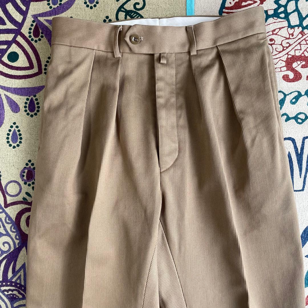 【極美品】NEAT コットンピケ テーパードタイプ ベージュ サイズ44