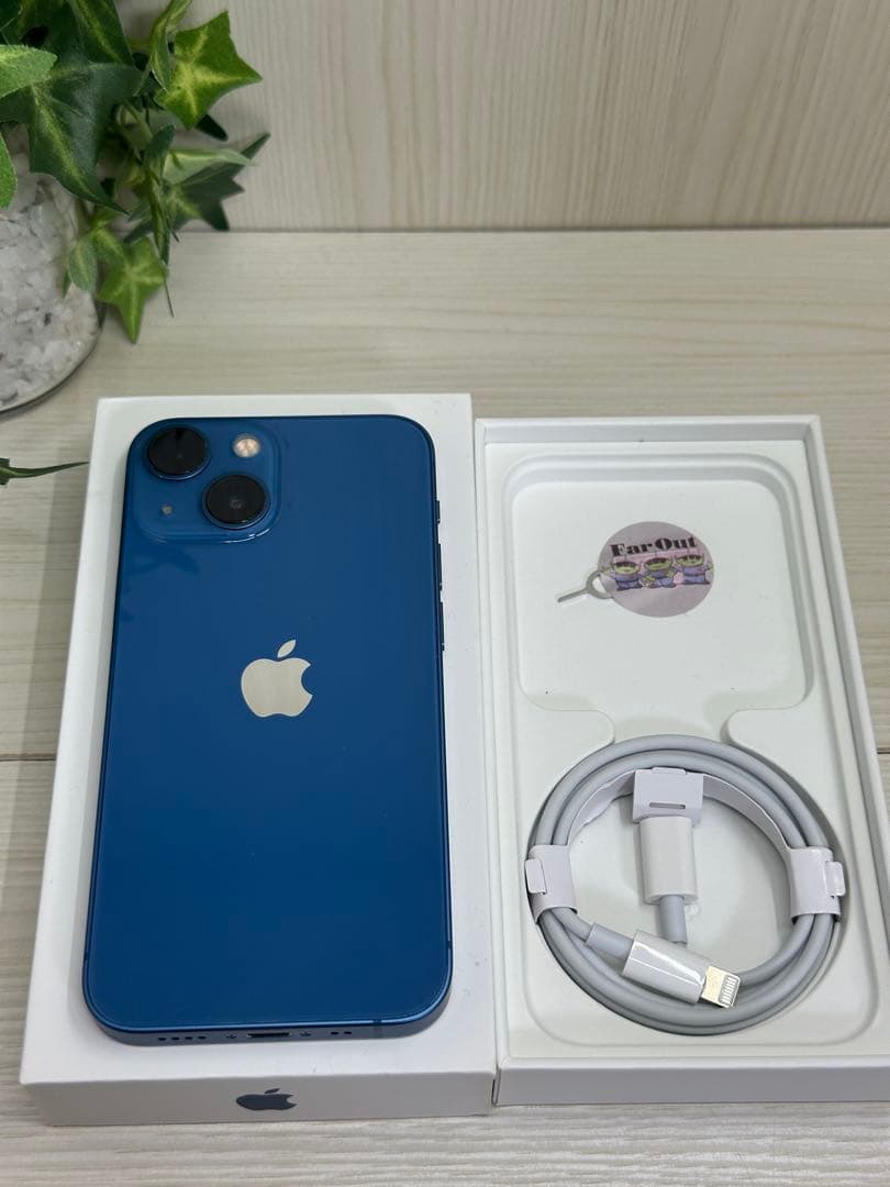 ⭐️美品⭐️ ✨iPhone 13 Mini 128GB ブルー✨100%