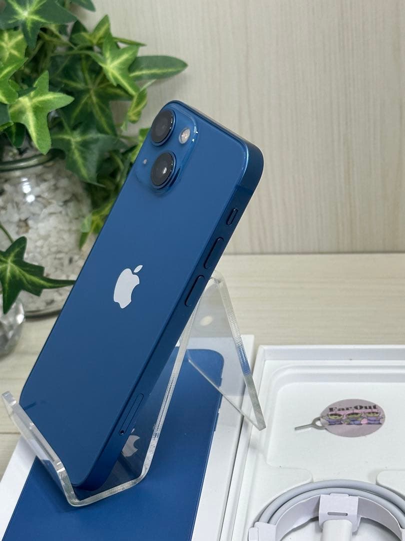 ⭐️美品⭐️ ✨iPhone 13 Mini 128GB ブルー✨100%