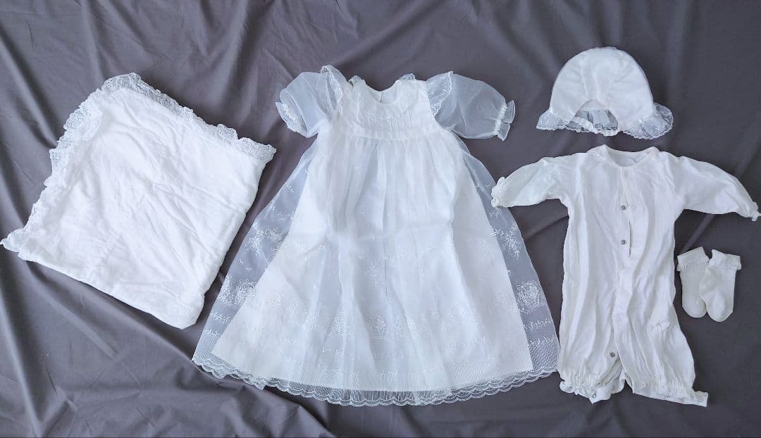 ベビードレス・ラップケットセット　ファミリア