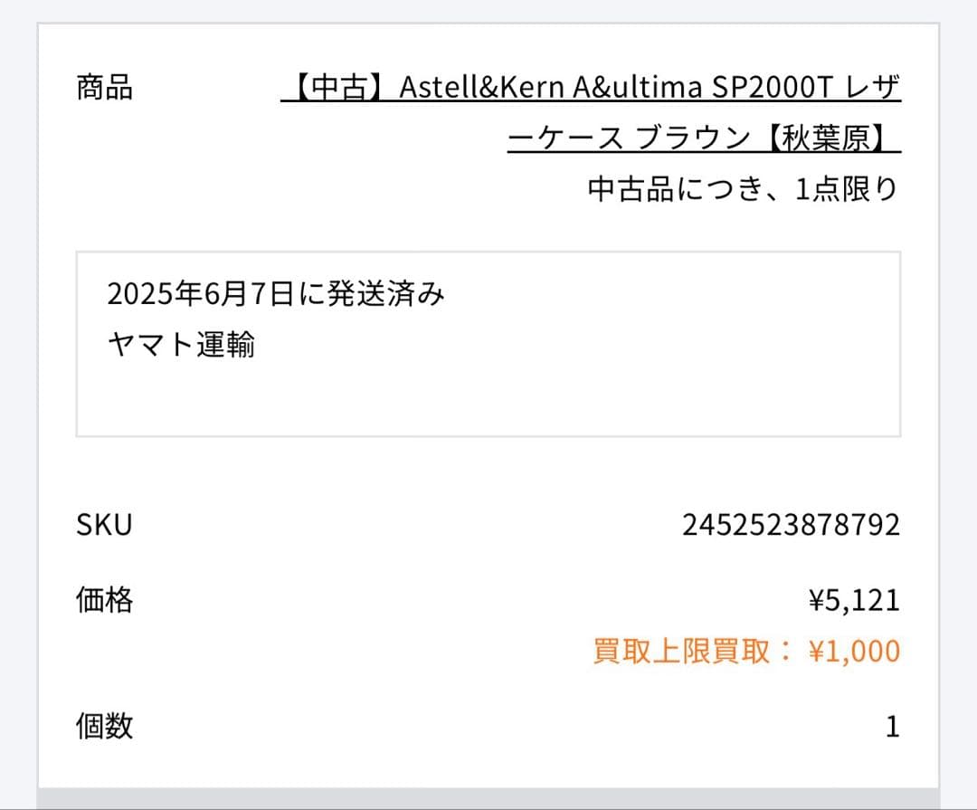 ポータブルプレーヤー Astell&Kern A&ultima SP2000T CN